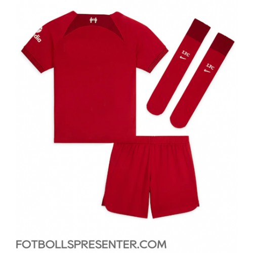 Liverpool Hemmatröja Barn 2022-23 Kortärmad (+ korta byxor)